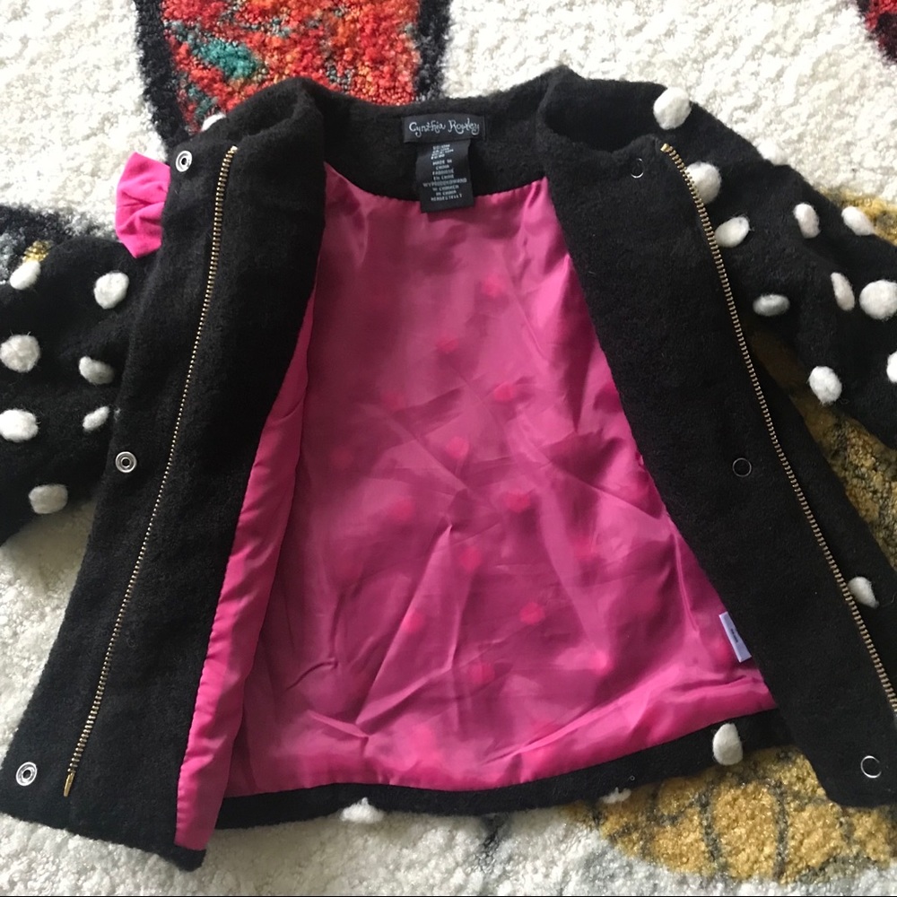 Cynthia Rowley Polka Dot Coat - Picture 3 of 6